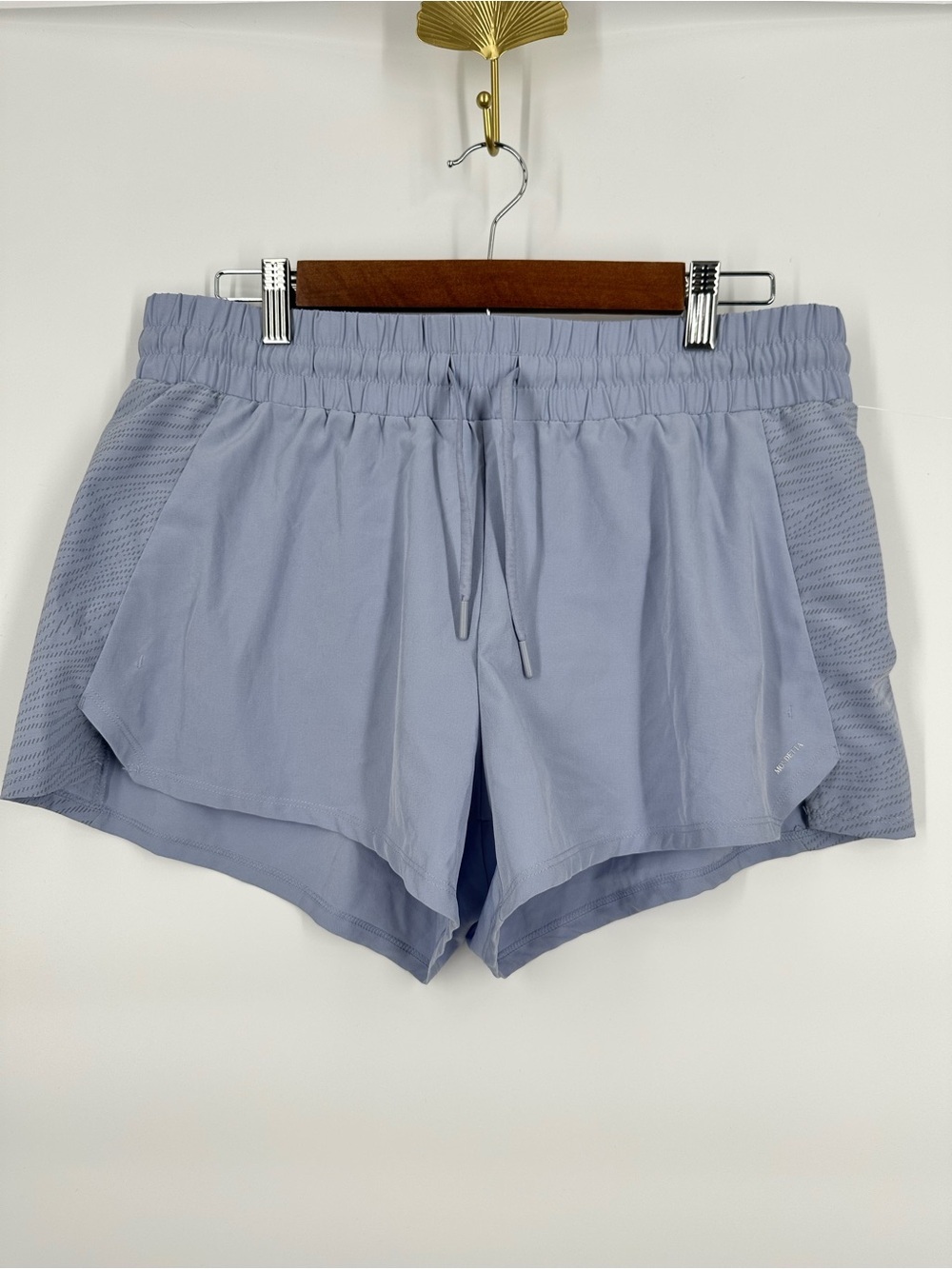 MONDETTA The Lightweight 3" Run Drawstring Shorts Light Blue Heron